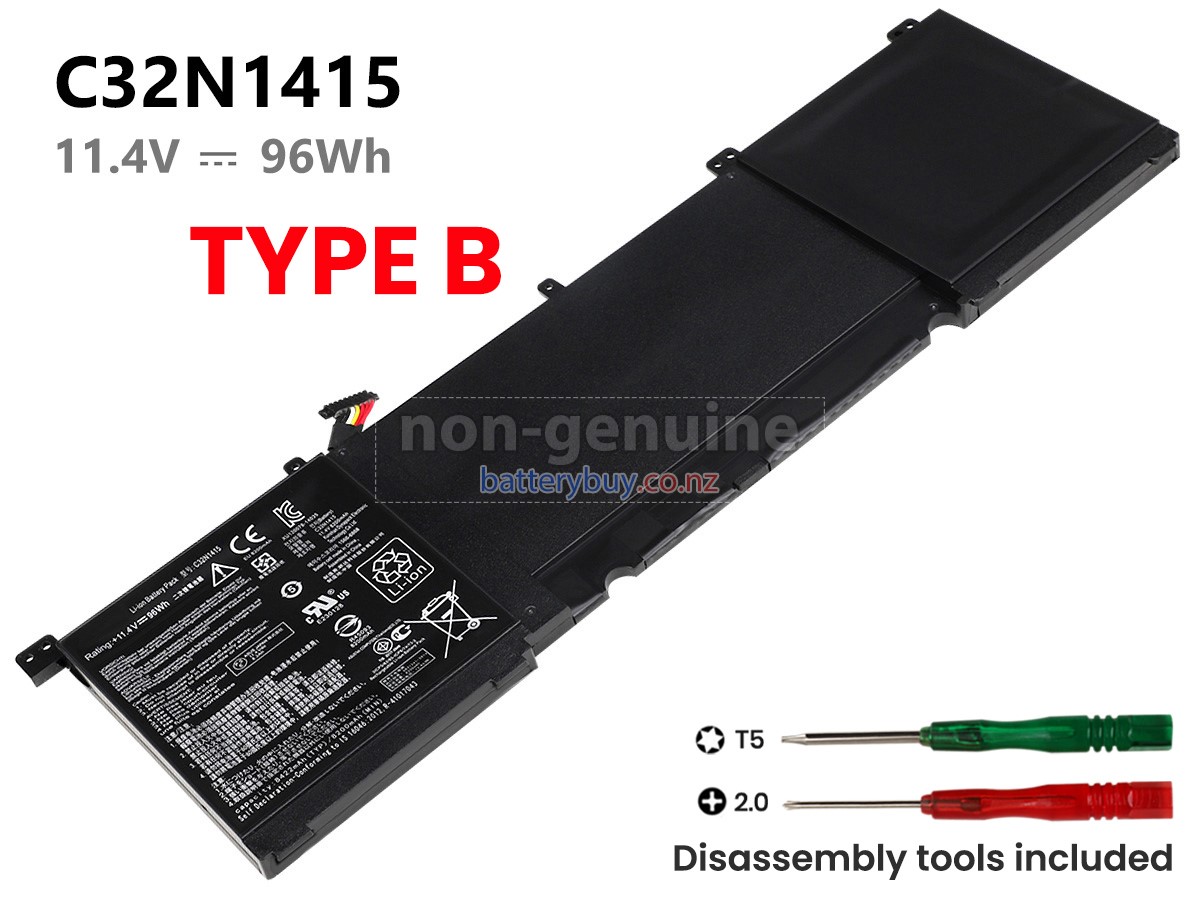 replacement Asus UX501JW-DS71T battery