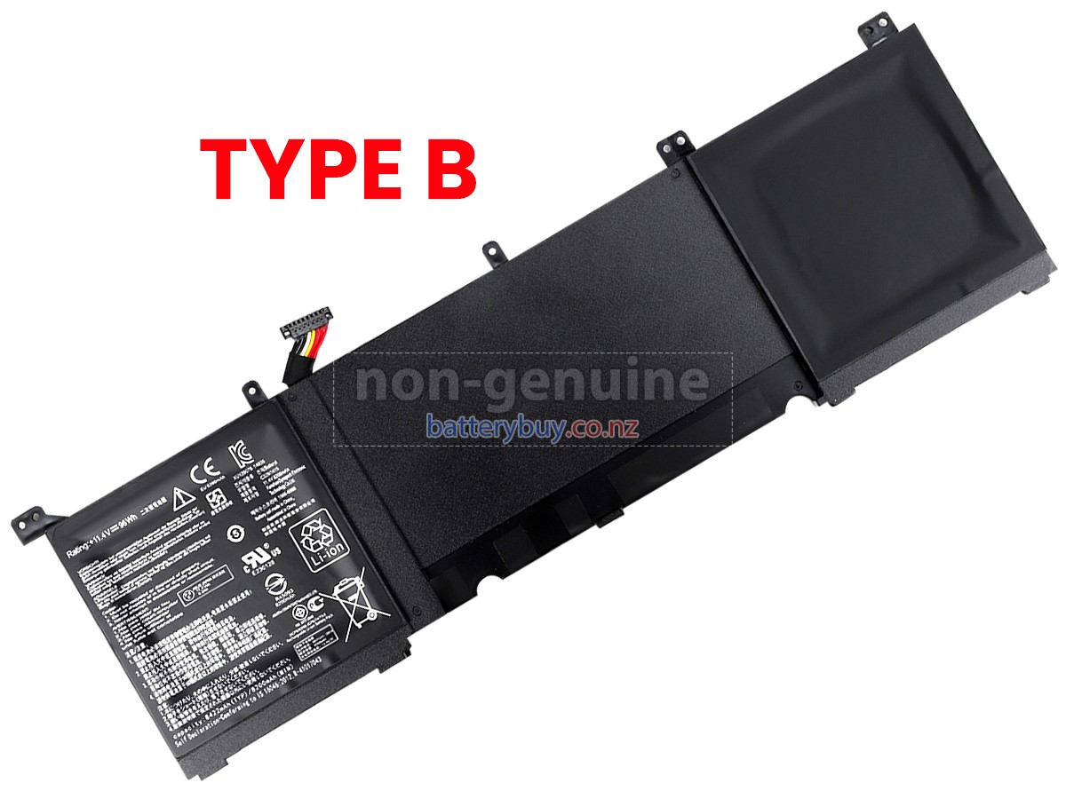 replacement Asus UX501JW-DS71T battery