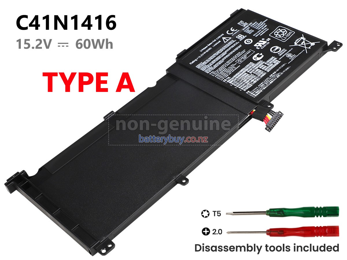 replacement Asus UX501JW-DS71T battery