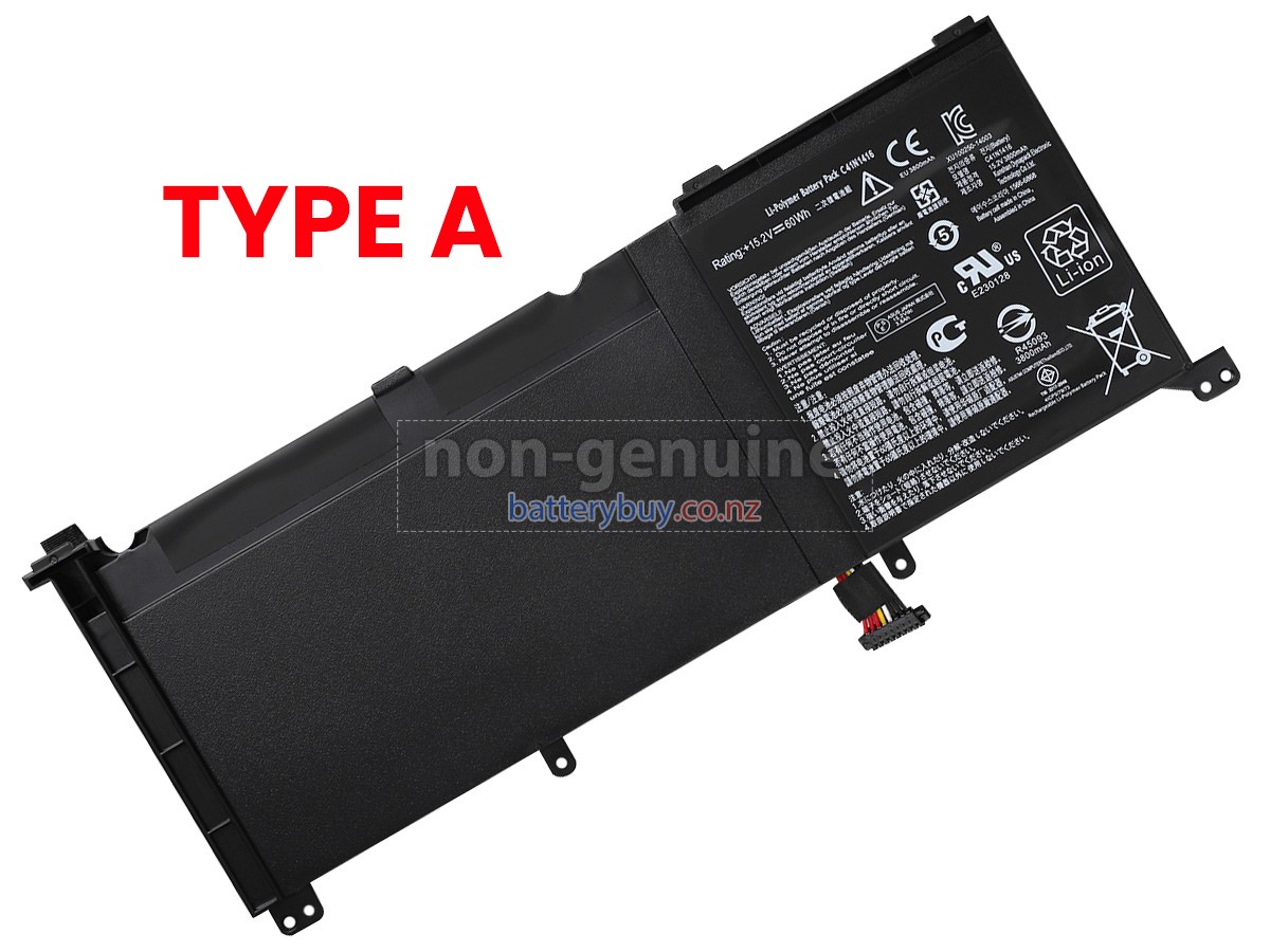 replacement Asus UX501JW-DS71T battery