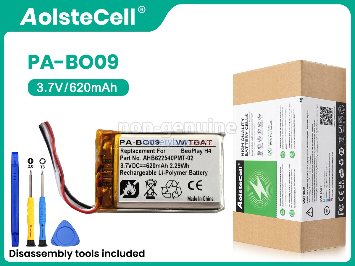 replacement Bang Olufsen PA-BO09 battery