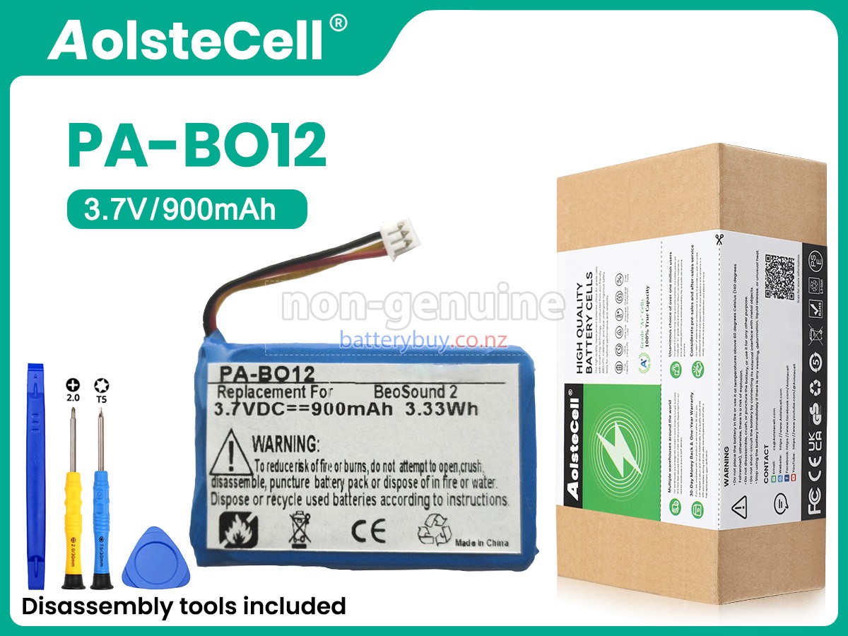 replacement Bang Olufsen BEOSOUND 2 battery