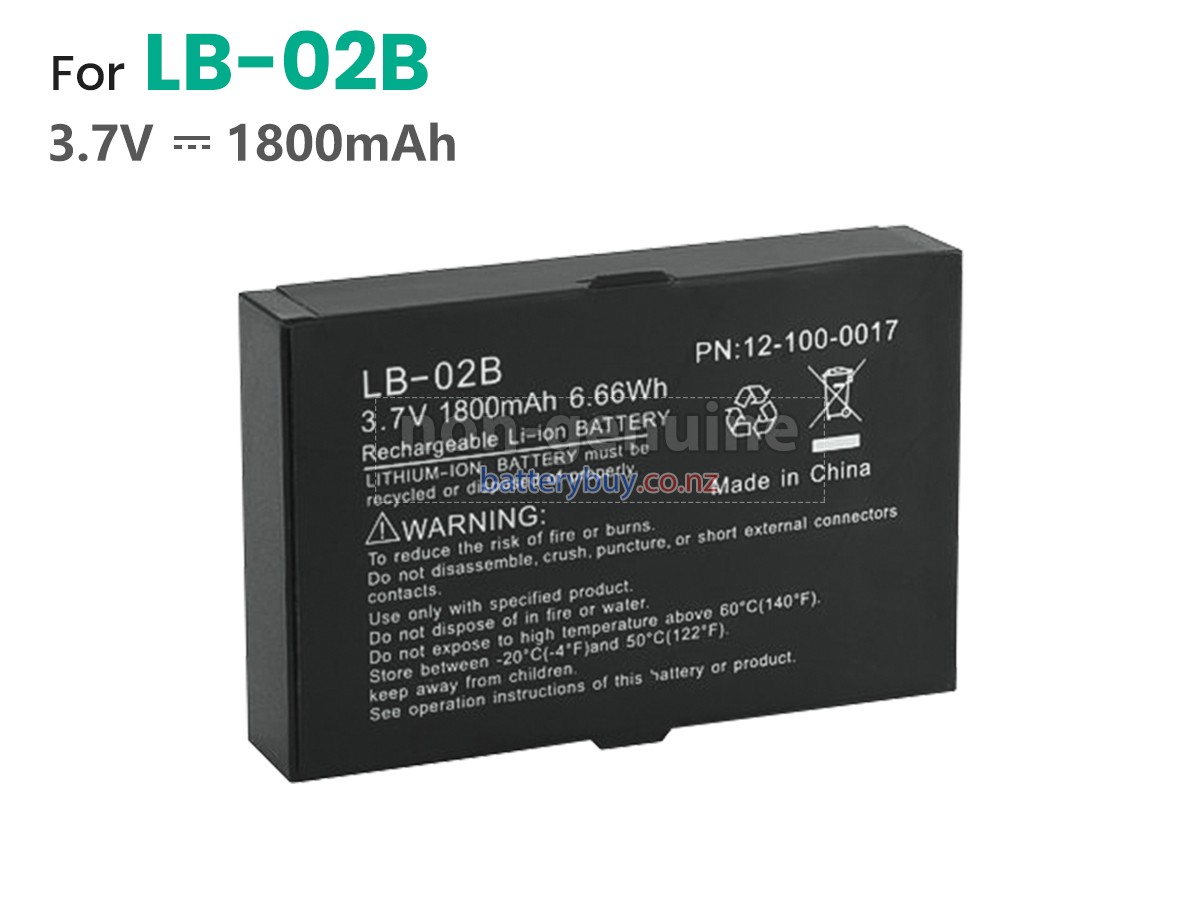 replacement Biolight LB-02B battery