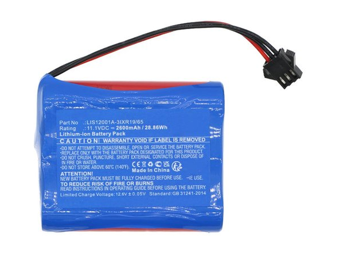 Battery for Biolight LIS12001A-3IXR19/65