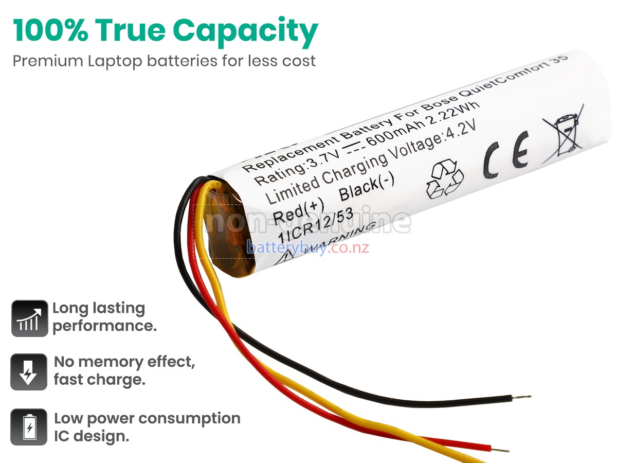 replacement Bose QC35 battery