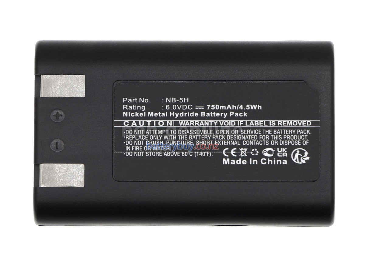 replacement Canon NB-5H battery