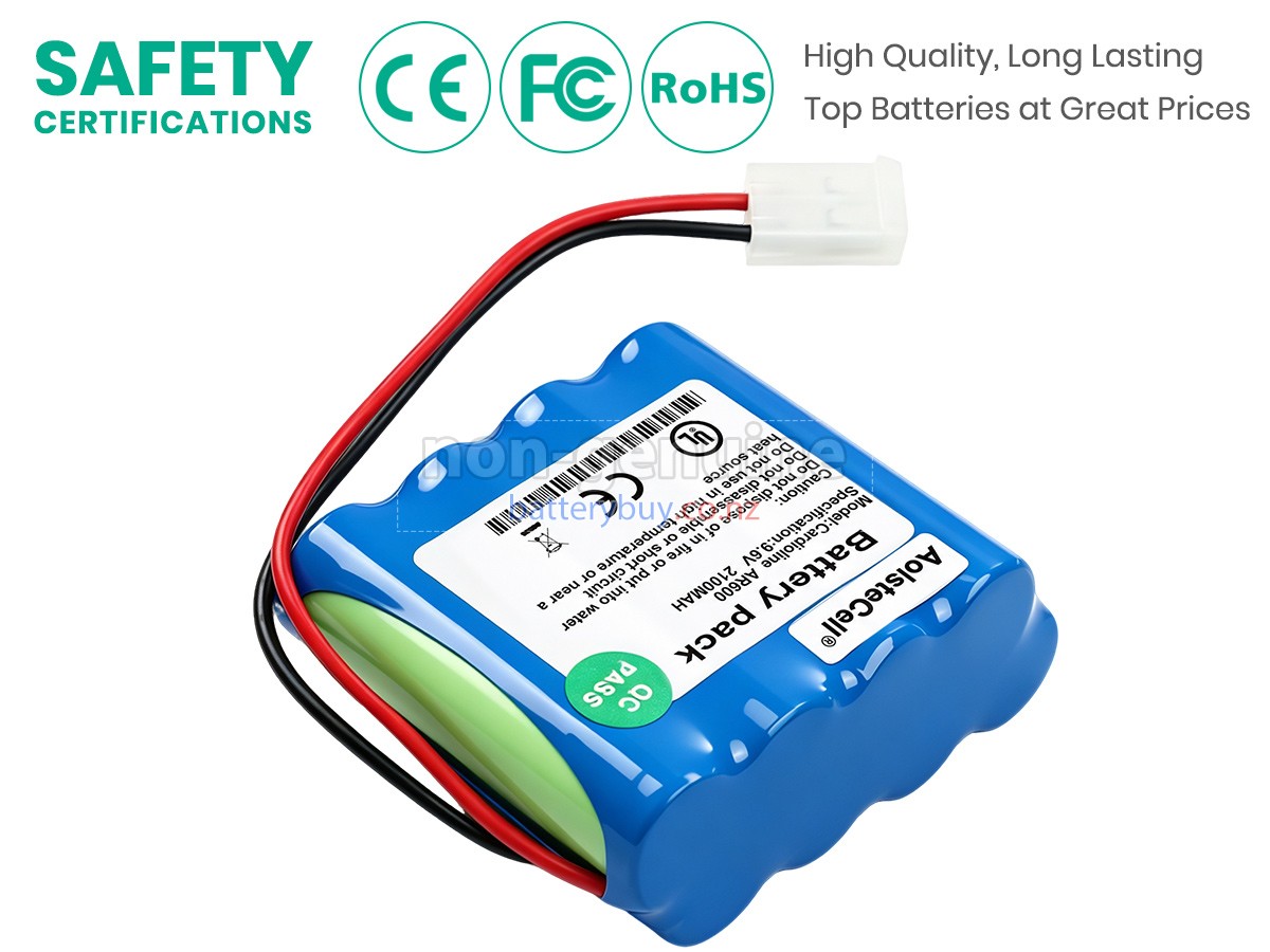 replacement Cardioline EE050395 battery