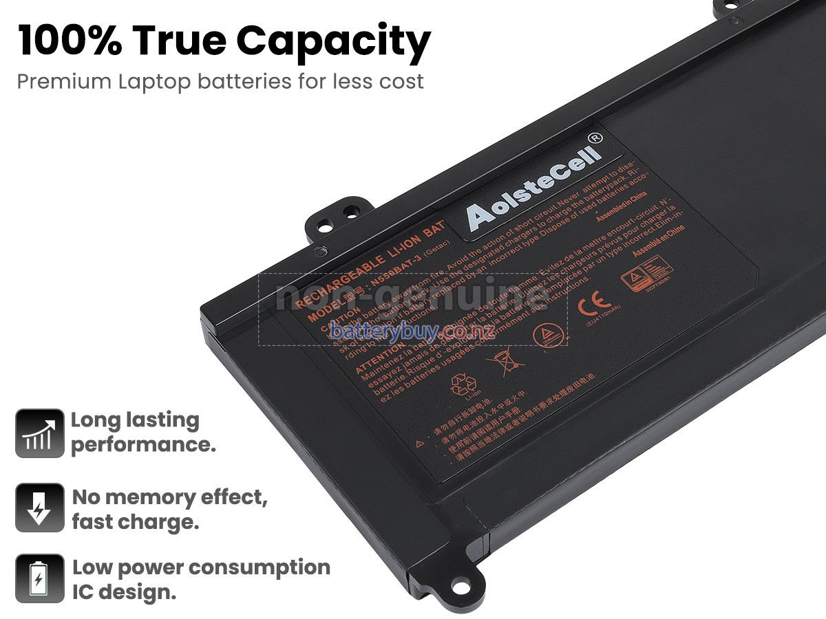 replacement Clevo N551RN battery