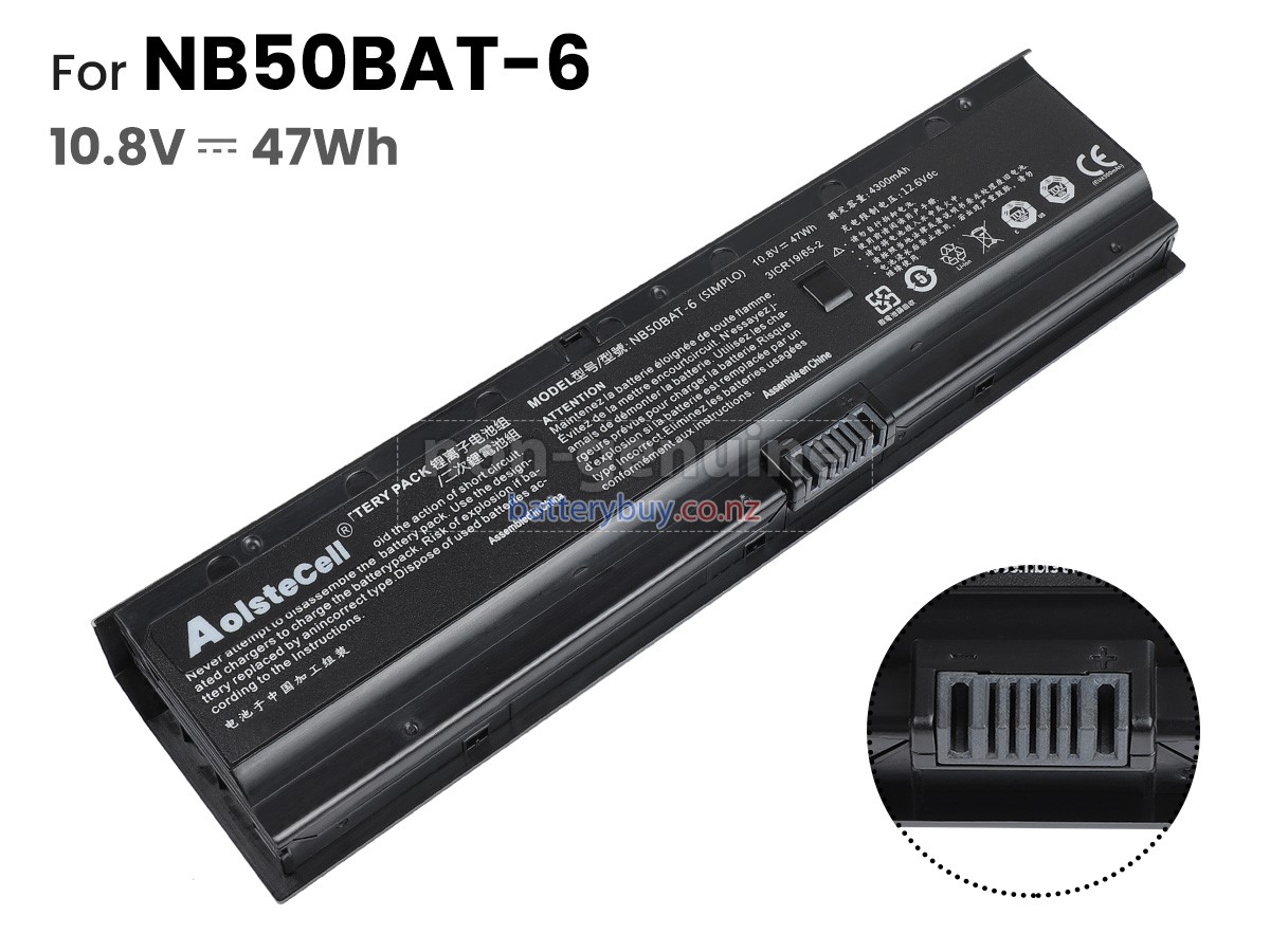 replacement Clevo NB50TJ1 battery