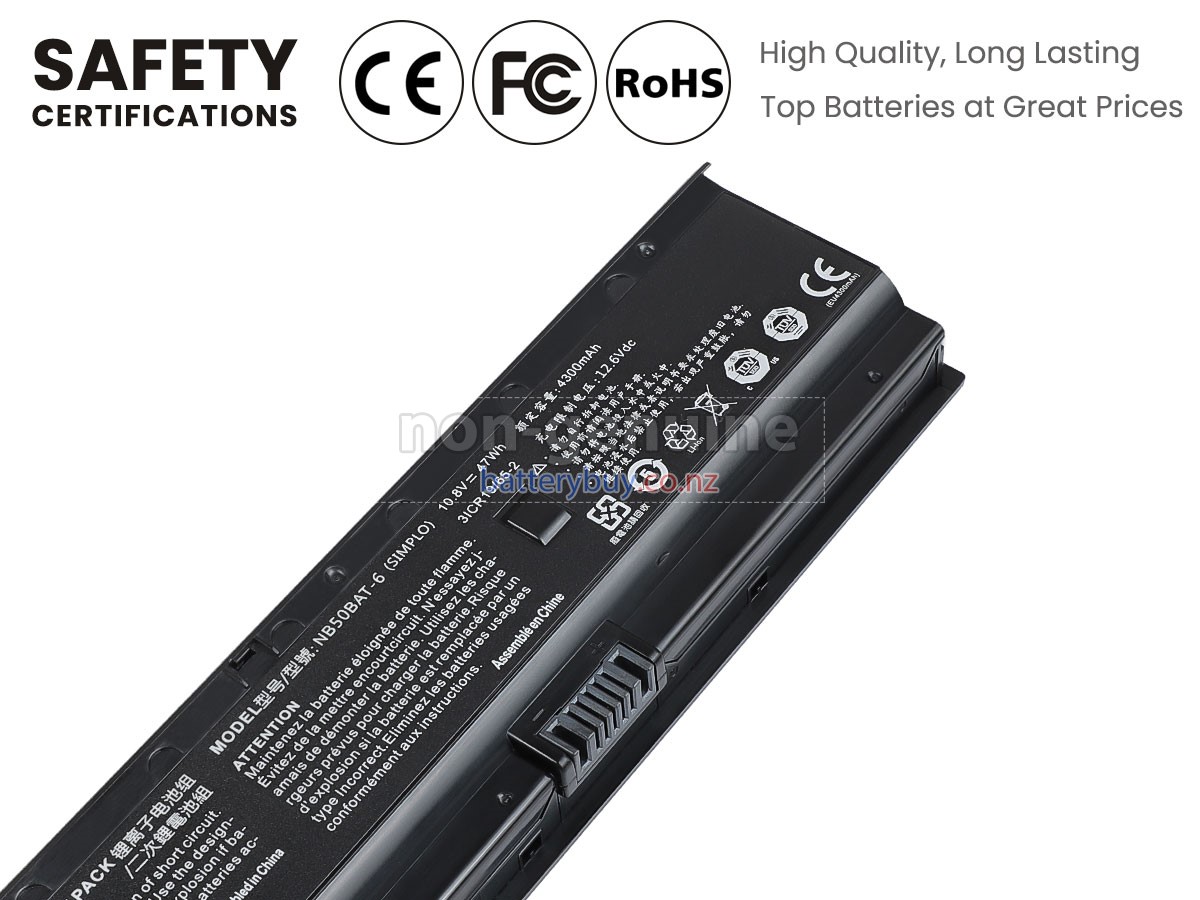 replacement Clevo NB50TJ1 battery