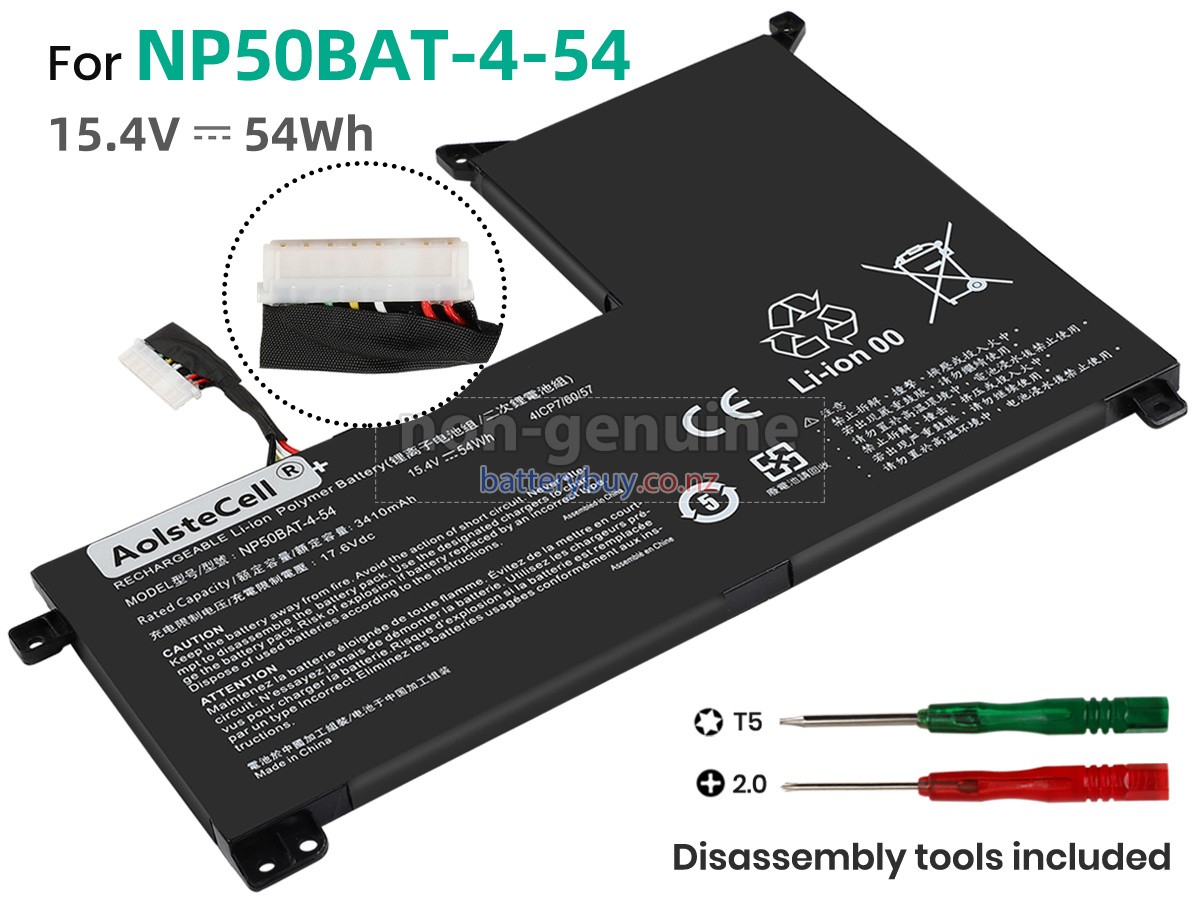 replacement Clevo NP50BAT-4-54 battery
