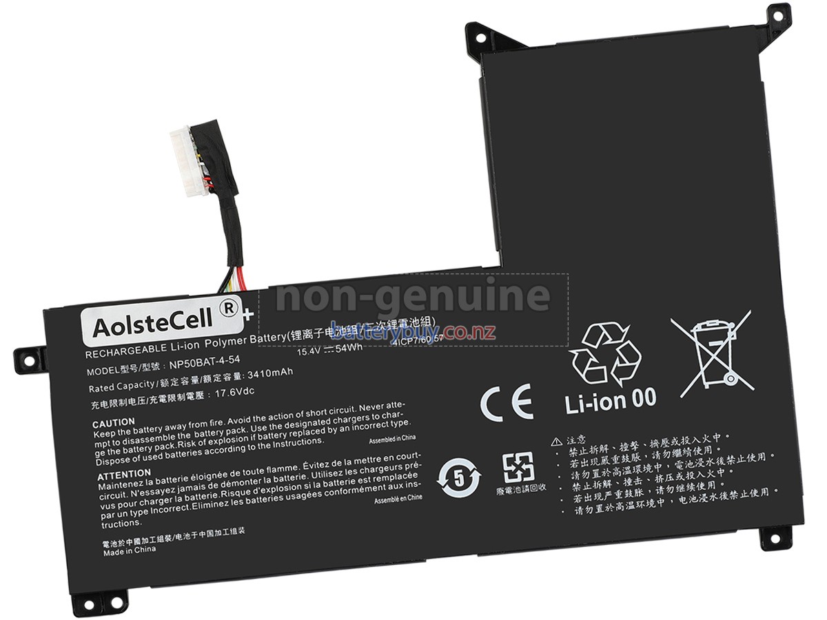 replacement Clevo NP50BAT-4-54 battery