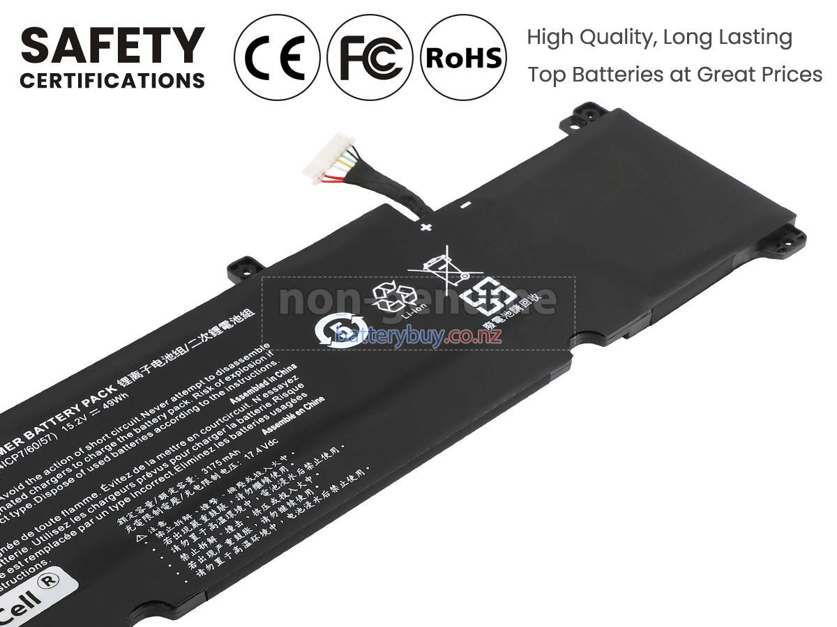 replacement Clevo NEXOC BV4 535IG 21V2 (NV40MK) battery