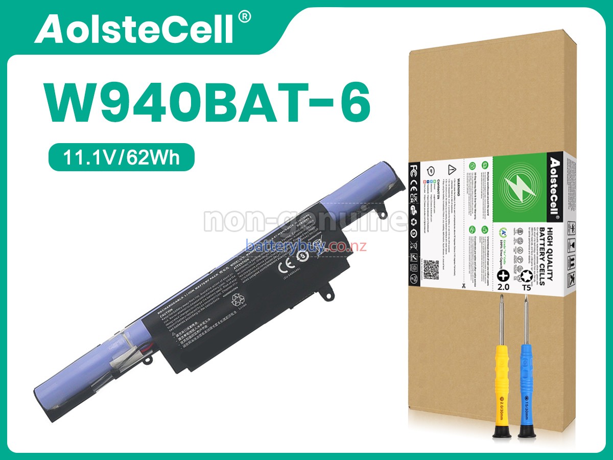 replacement Clevo 6-87-W940S-4274 battery