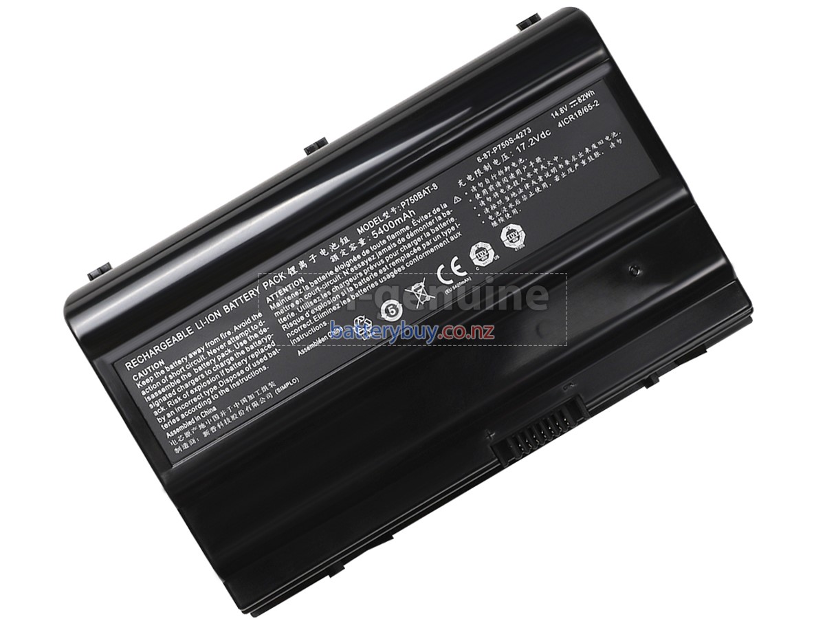 replacement Clevo P770ZM battery