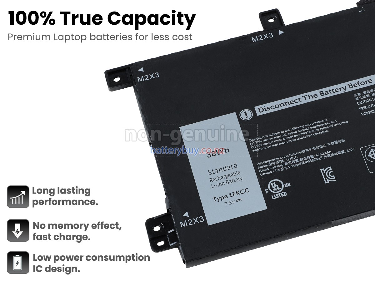 replacement Dell D9J00 battery