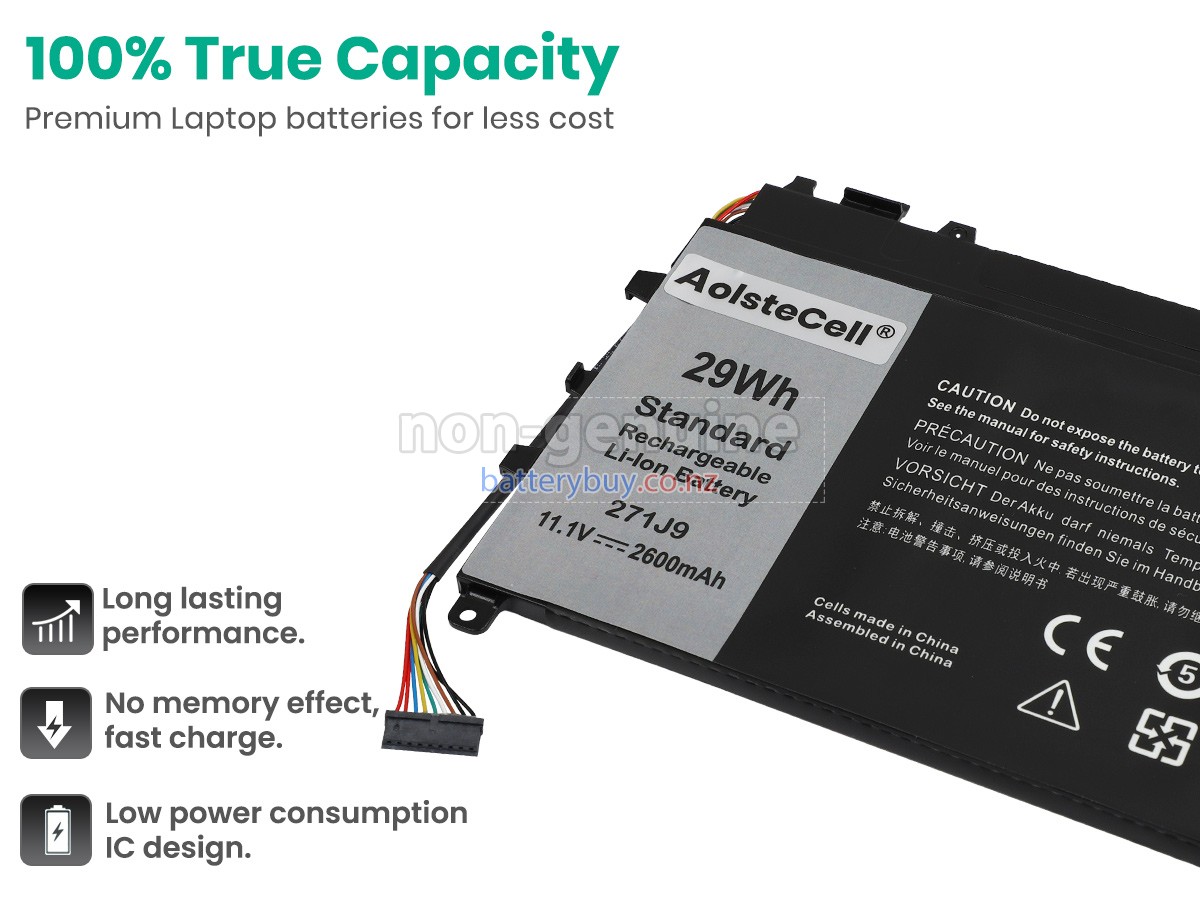 replacement Dell MN791 battery