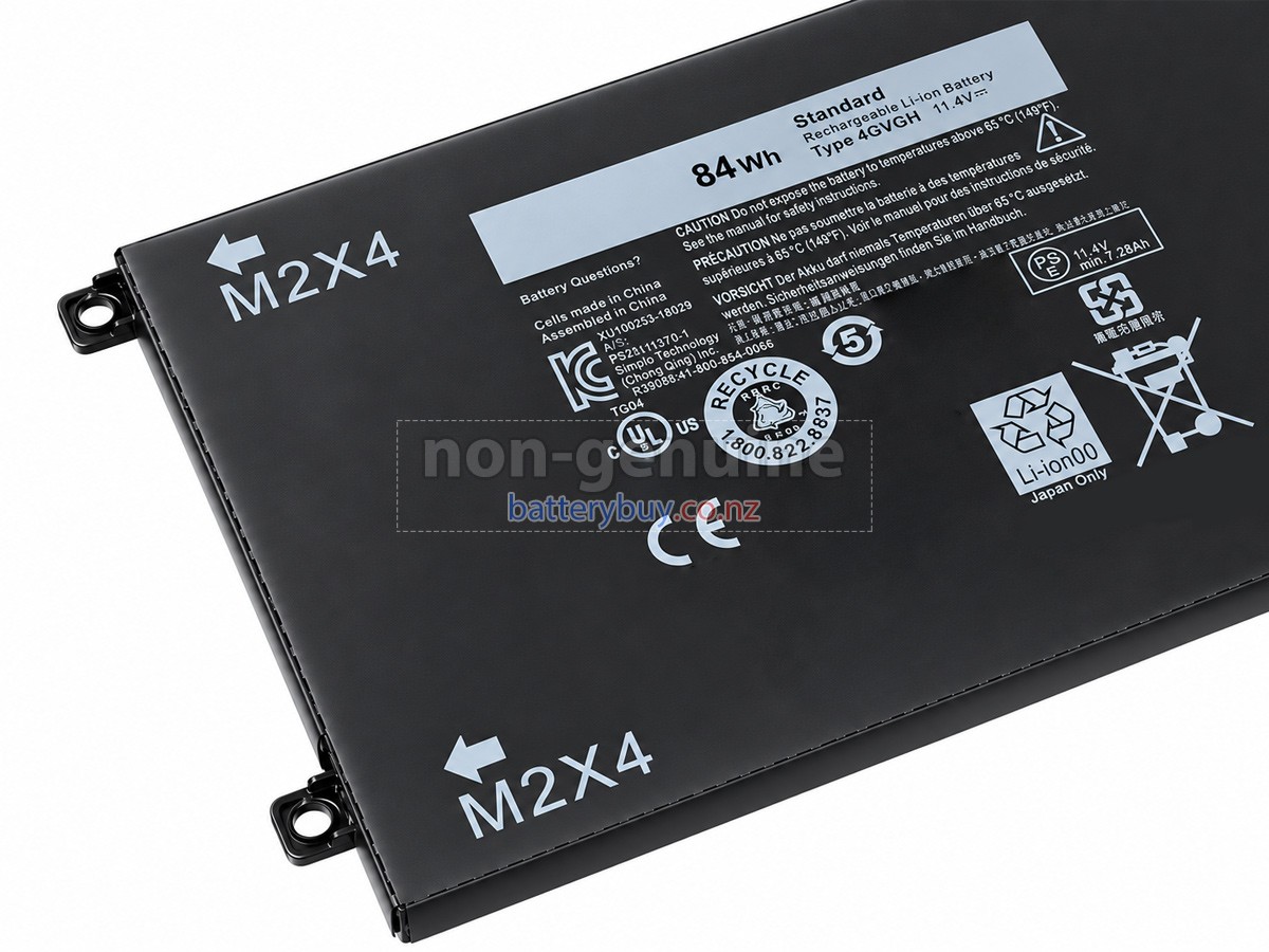 replacement Dell P56F001 battery