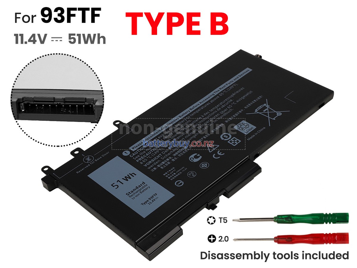 replacement Dell P60F001 battery