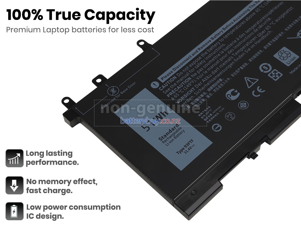 replacement Dell P60F001 battery