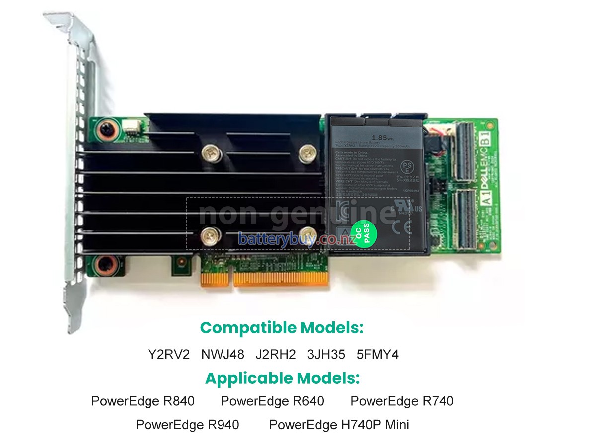 replacement Dell PowerEdge H740P Mini battery