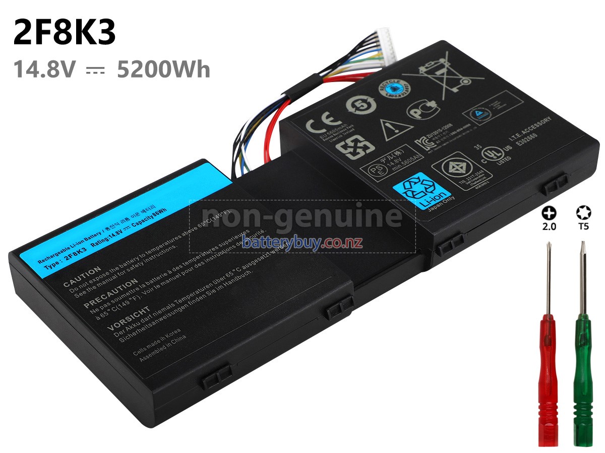 replacement Dell 2F8K3 battery