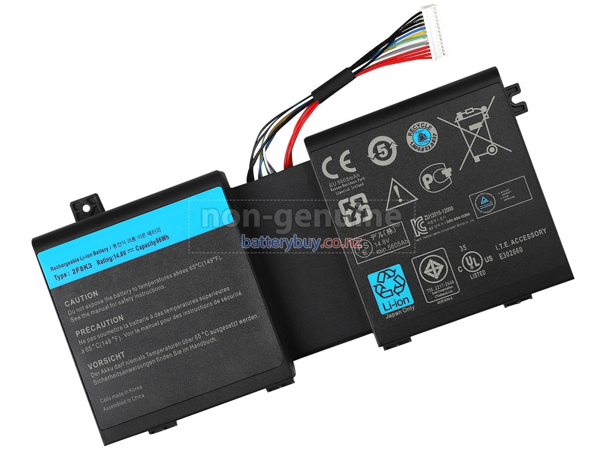 replacement Dell 2F8K3 battery
