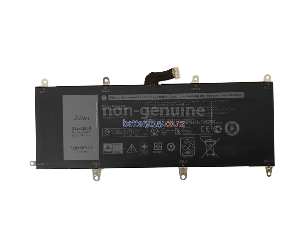 replacement Dell T16G001 battery