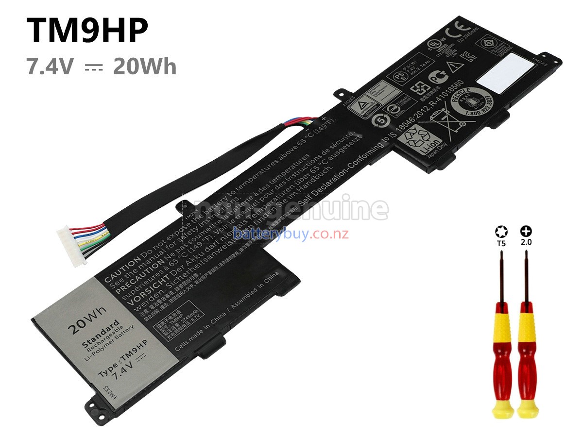 replacement Dell 0FRVYX battery
