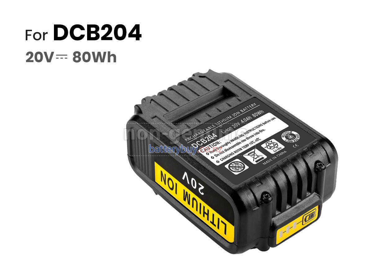 replacement DeWALT DCB205 battery