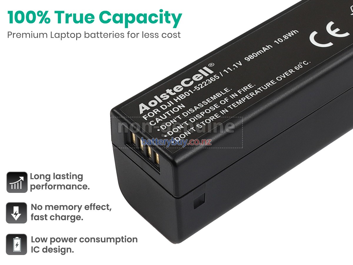 replacement DJI OSMO HANDHELD 4K CAMERA battery