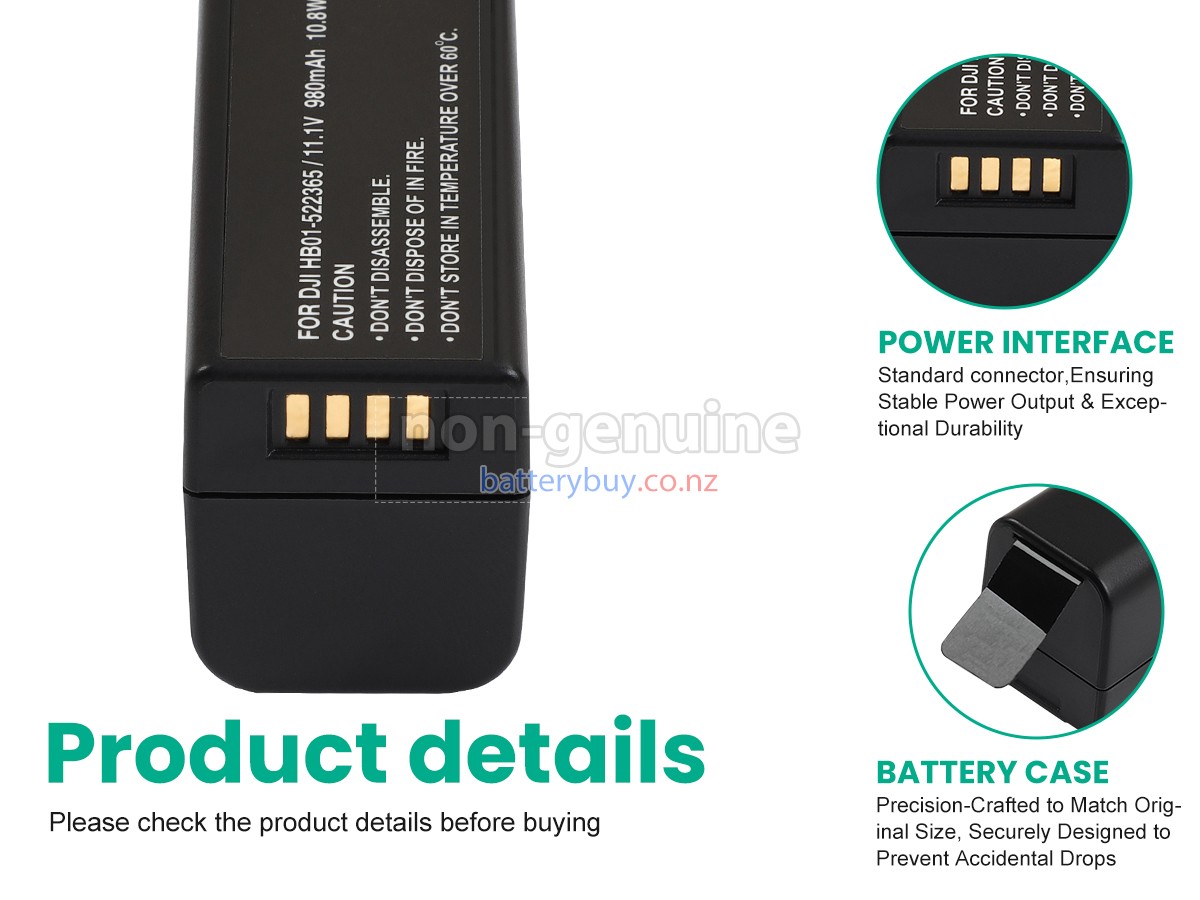 replacement DJI OSMO HANDHELD 4K CAMERA battery