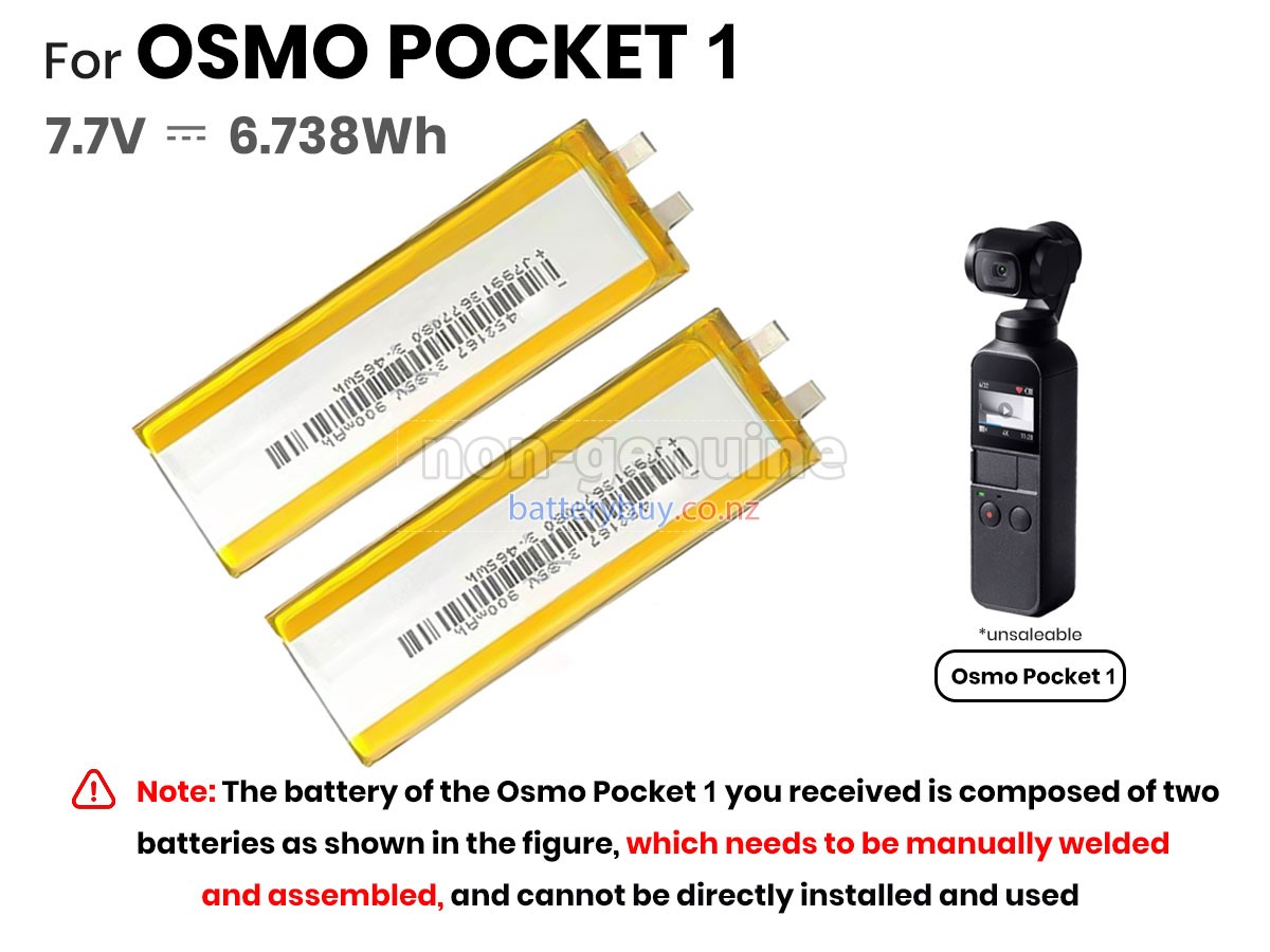 replacement DJI OSMO POCKET OT110 CAMERA battery