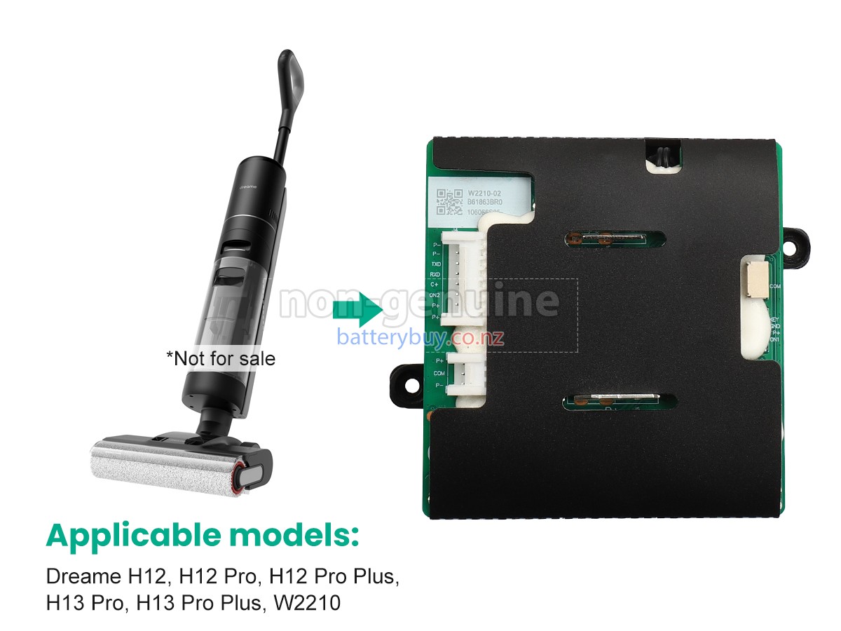 replacement Dreame W2326-6S1P-BWLS25 battery