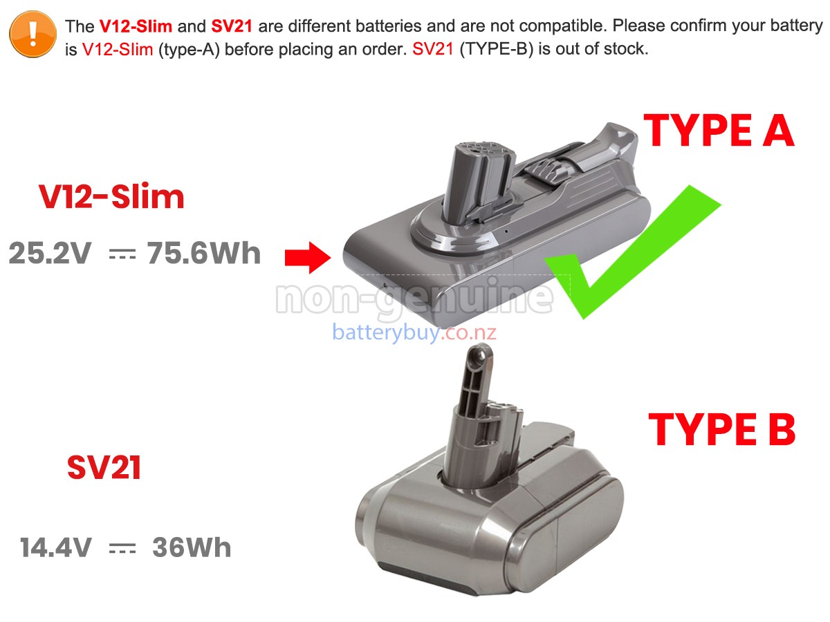 replacement Dyson SV30 battery