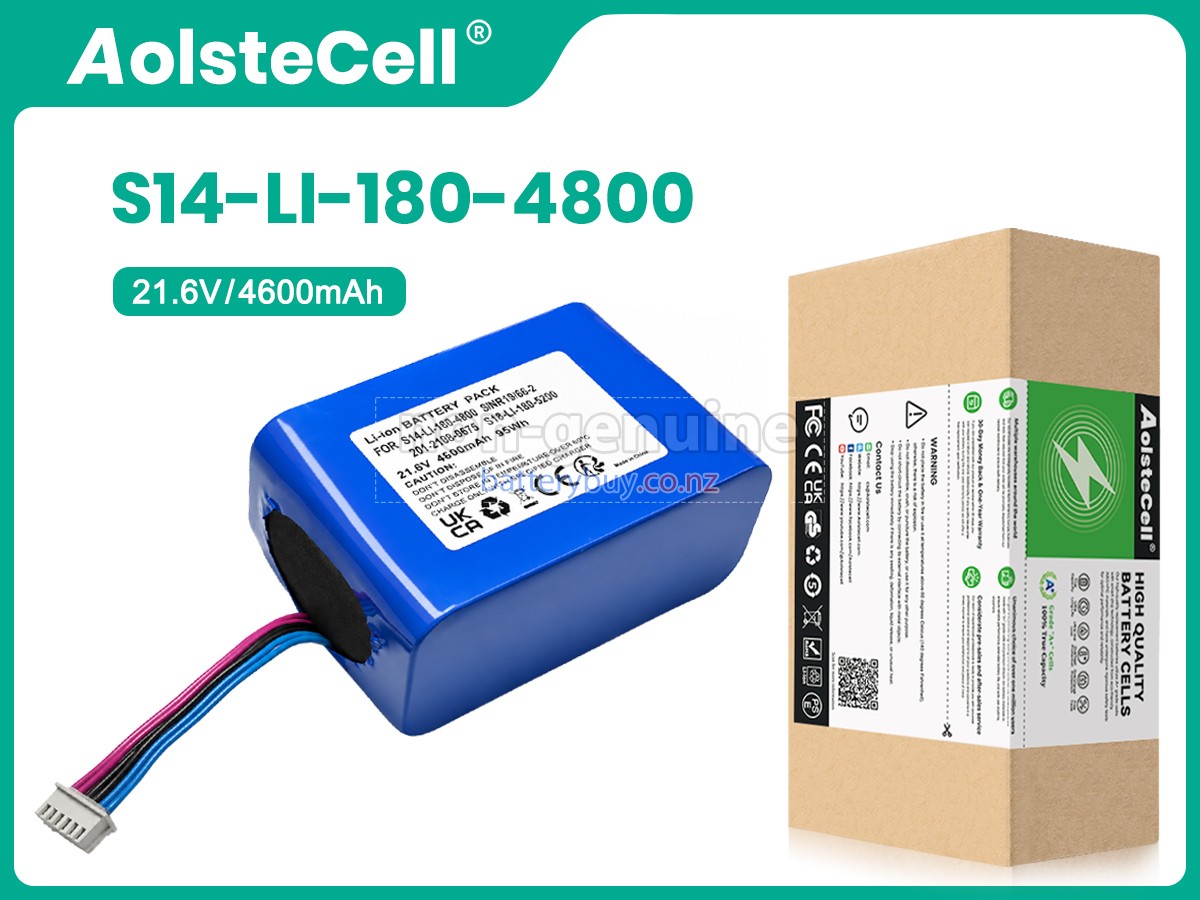 replacement Ecovacs S18-LI-180-5200 battery