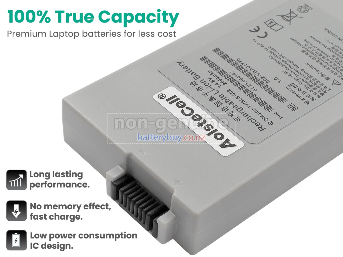 replacement EDAN DRAGER VISTA 129 battery