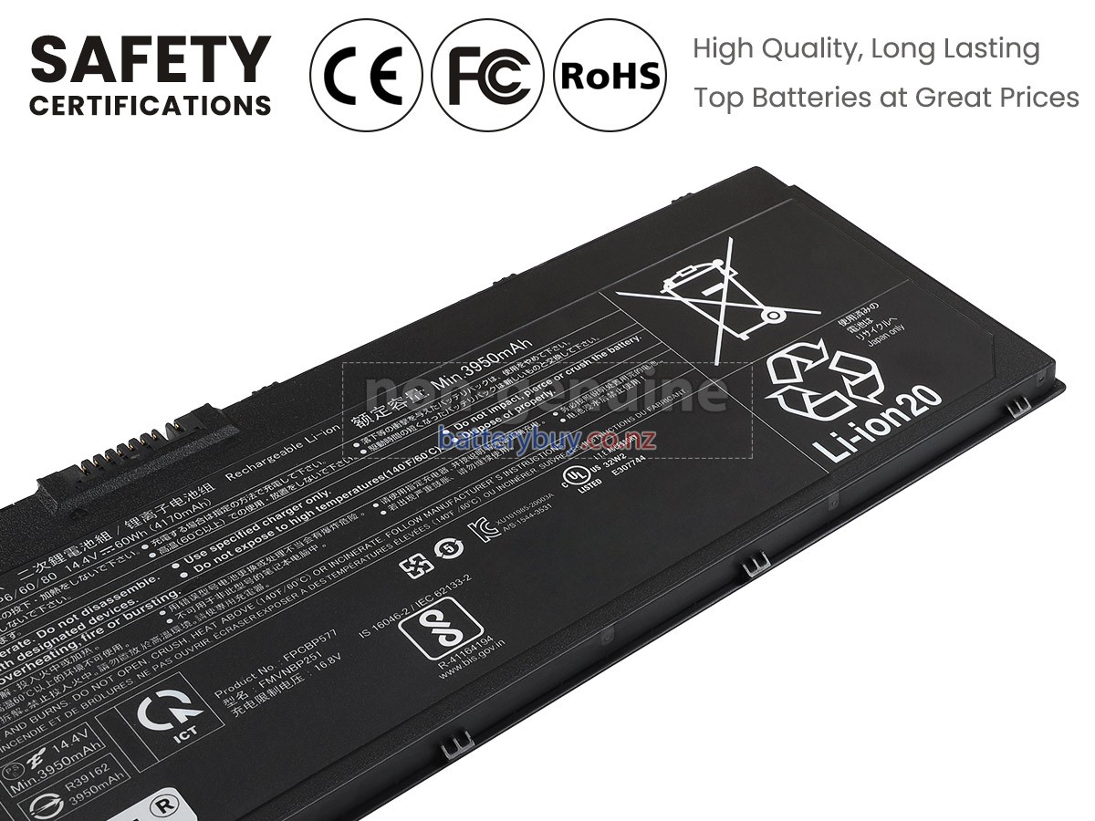 replacement Fujitsu 34078560 battery