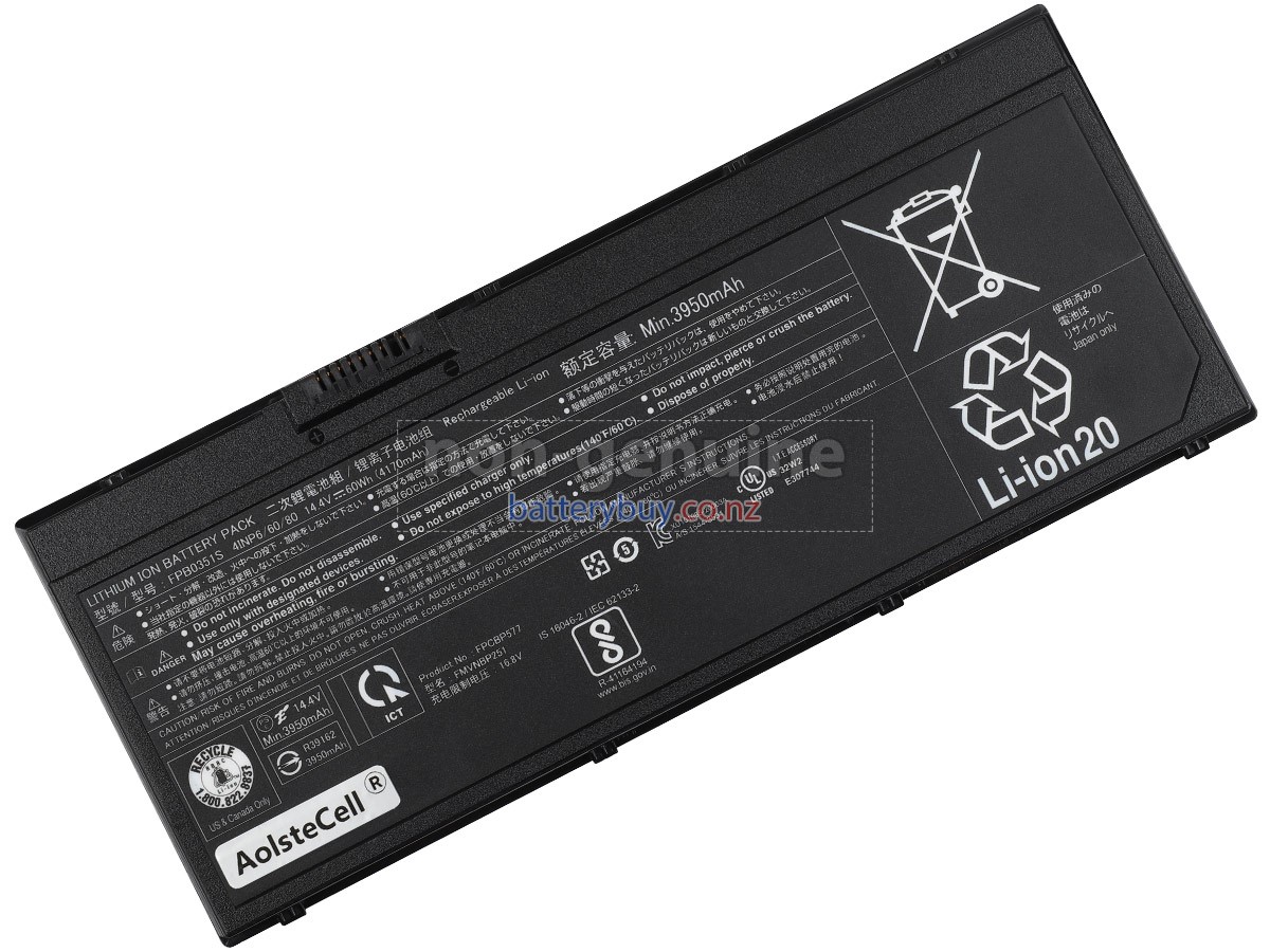 replacement Fujitsu 34078560 battery