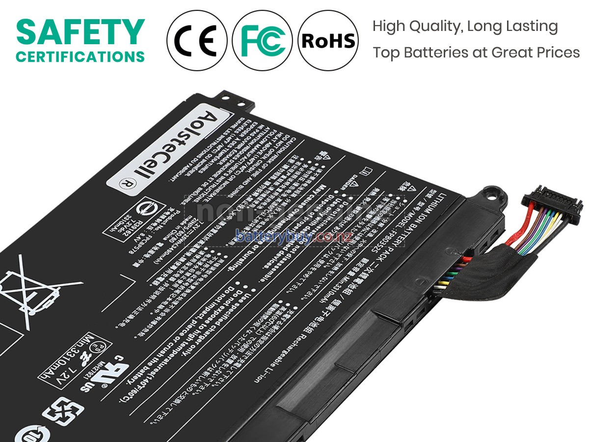 replacement Fujitsu FPCBP578 battery