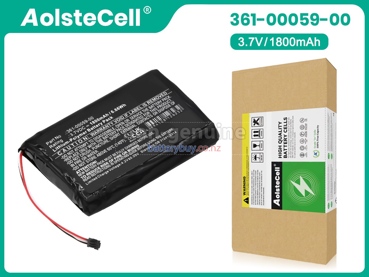 replacement Garmin 361-00059-00 battery
