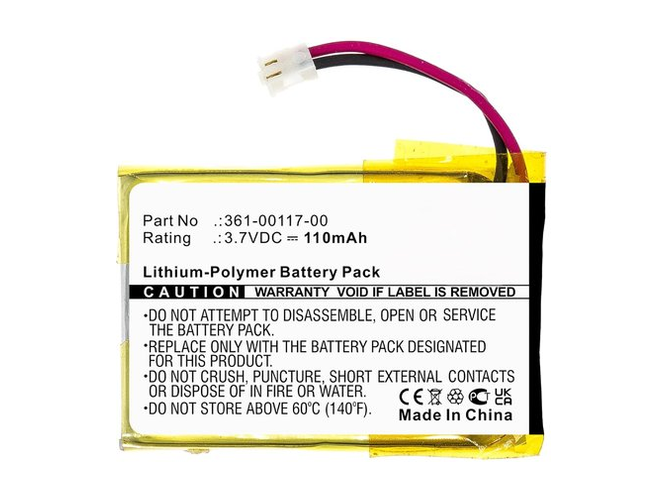Battery for Garmin Approach S40