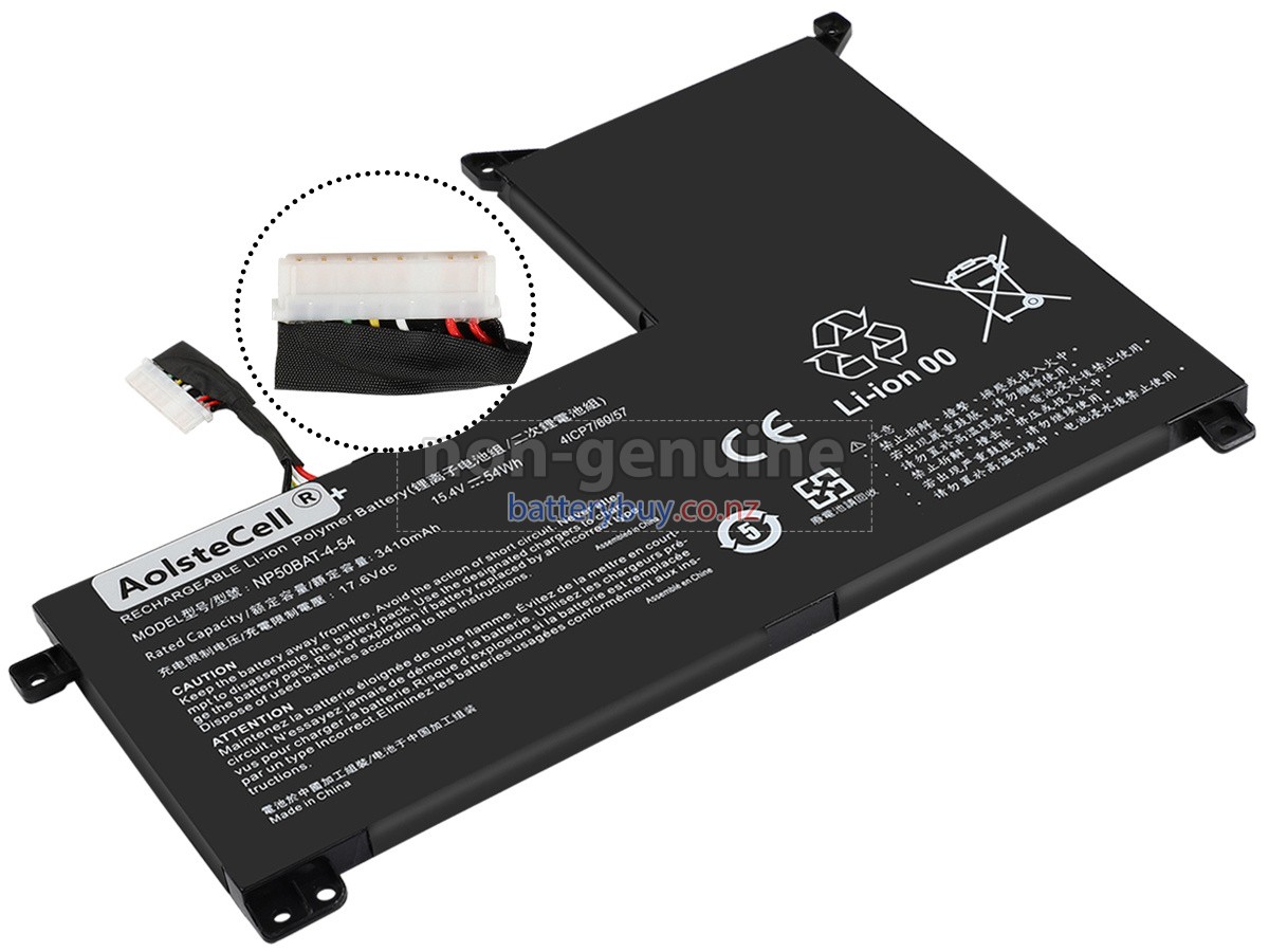 replacement Gigabyte NP50BAT-4-54 battery