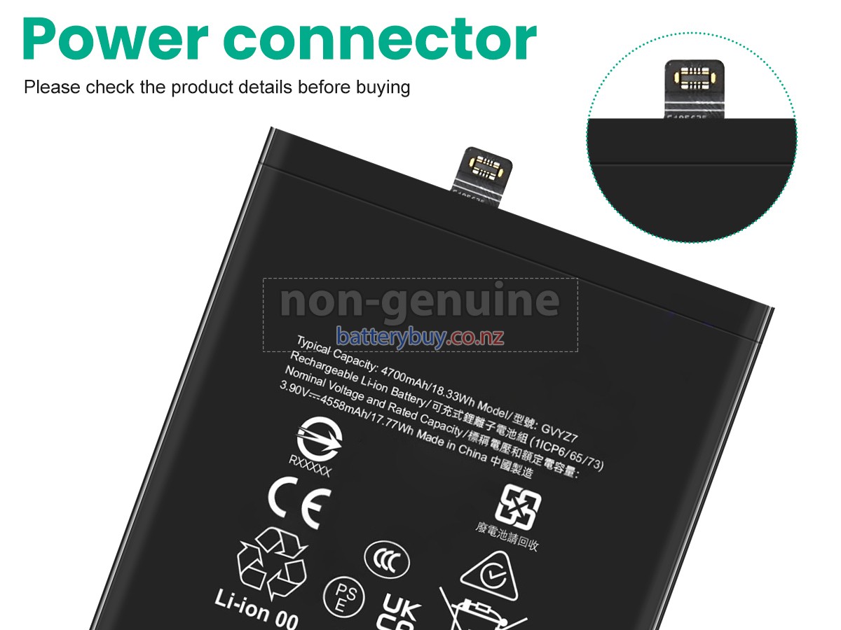 replacement Google PIXEL 9 PRO battery