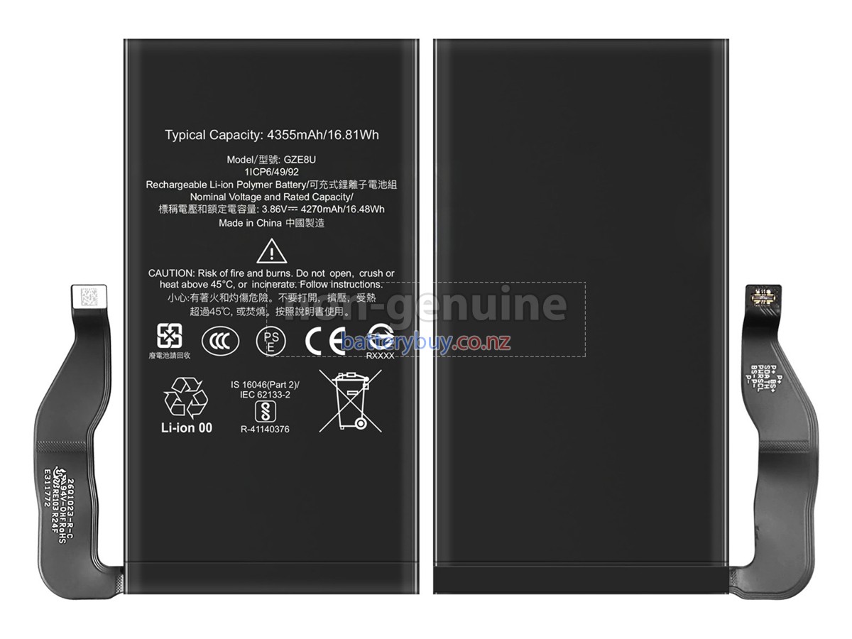 replacement Google GZE8U battery
