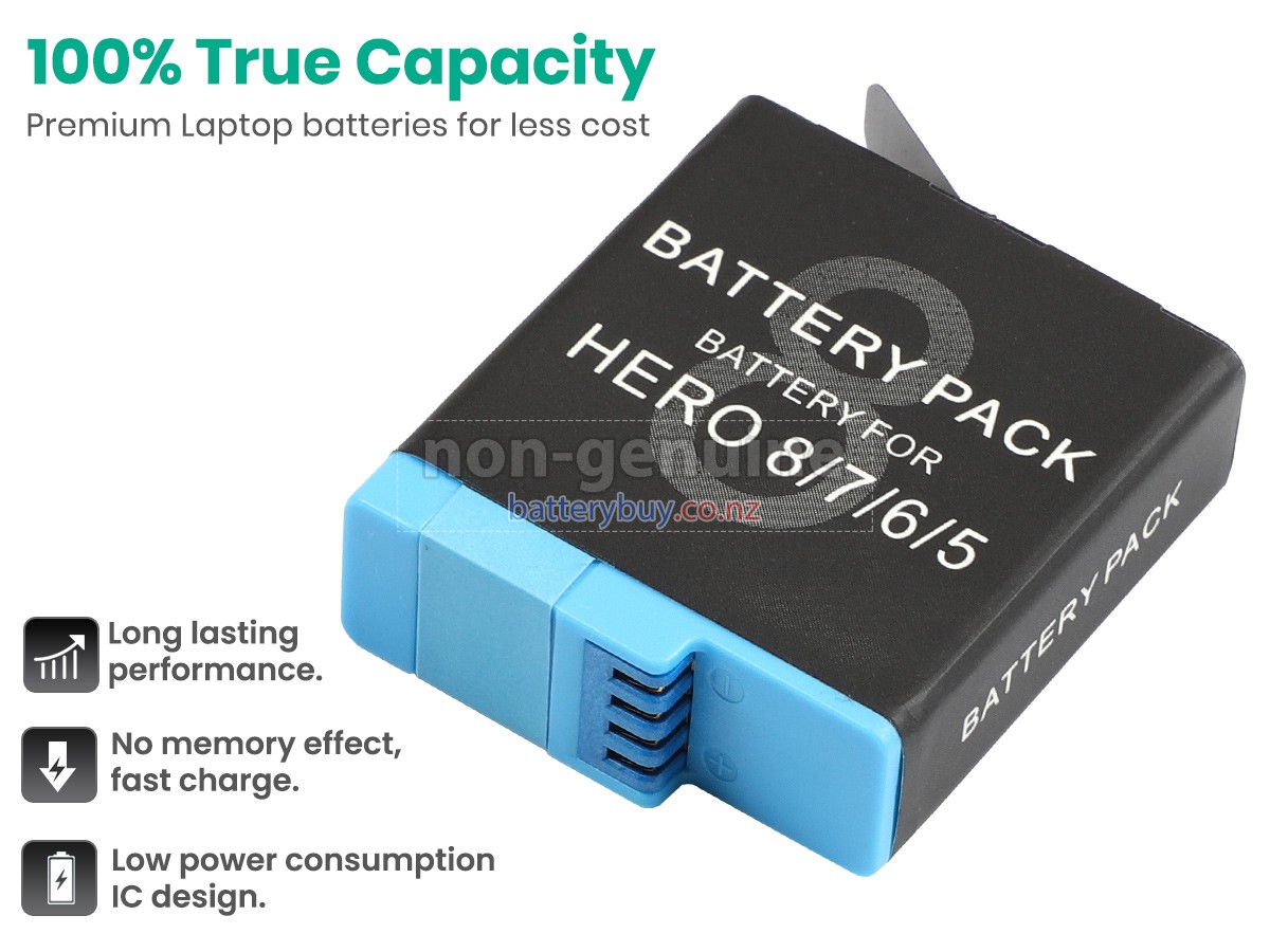 replacement GoPro HERO 6 battery