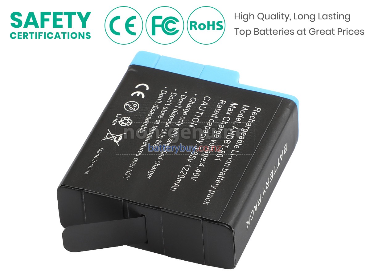 replacement GoPro HERO 6 battery