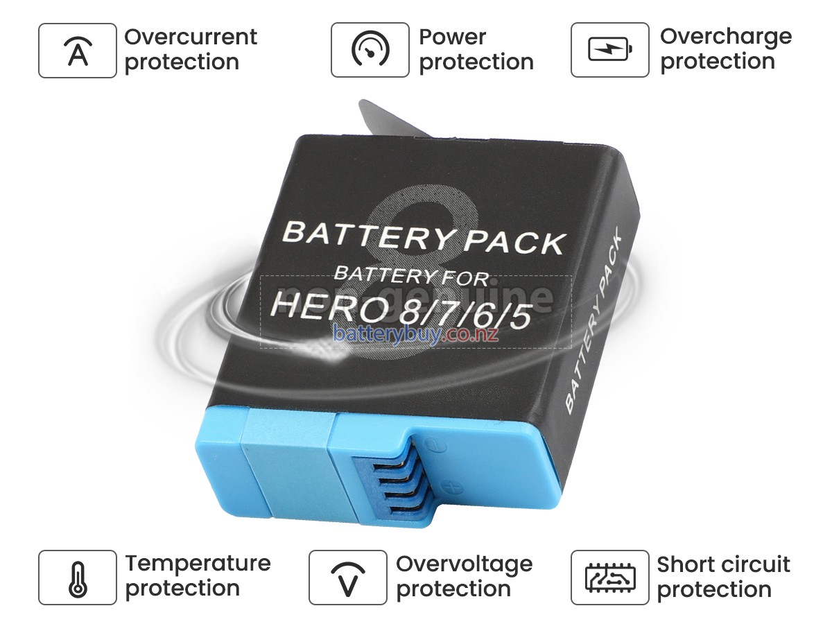 replacement GoPro HERO 6 battery