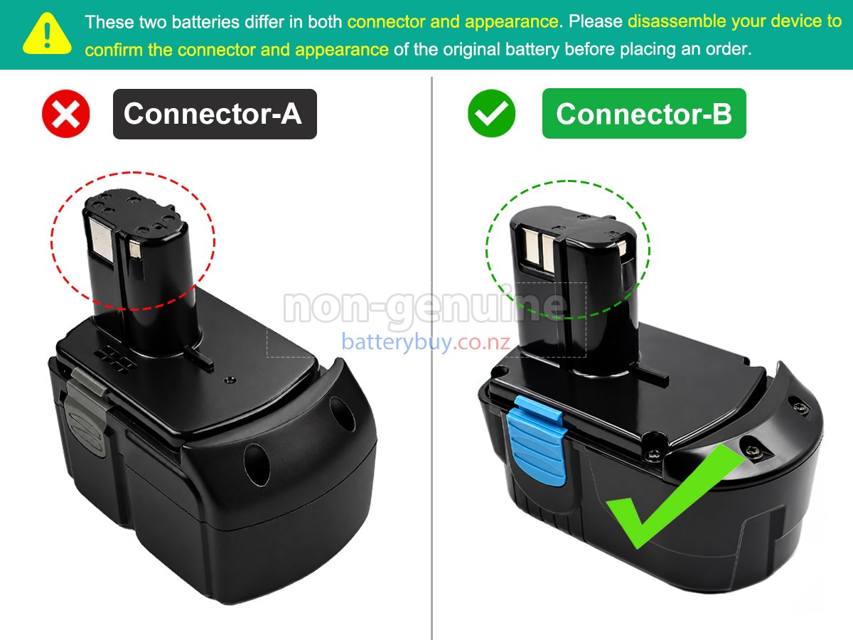 replacement Hitachi DS18DVB2K battery