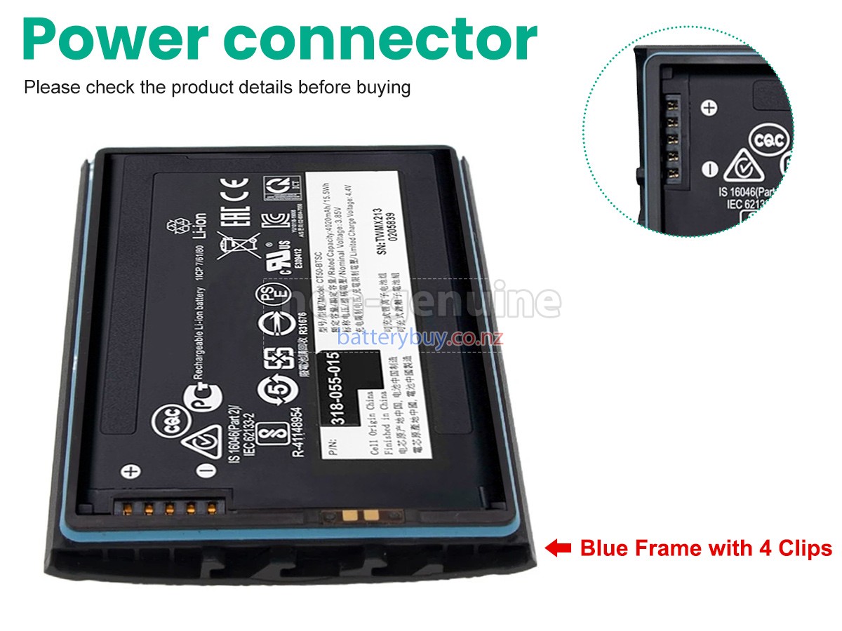 replacement Honeywell CT50-BTSC battery